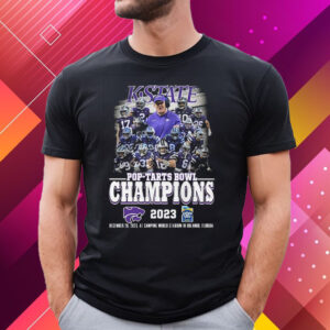 Kansas State Wildcats Pop-Tarts Bowl Champions 2023 December 26 2023 At Camping World Stadium In Orlando Florida T-Shirt