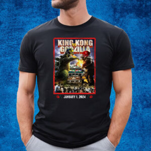 King Kong VS Godzilla Bowl January 1, 2024 T-Shirt