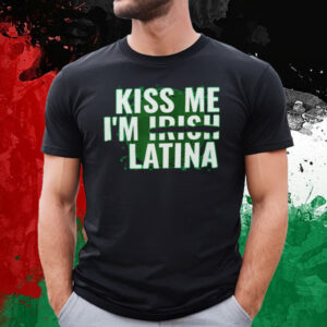 Kiss Me I’m Irish Latina T-Shirt