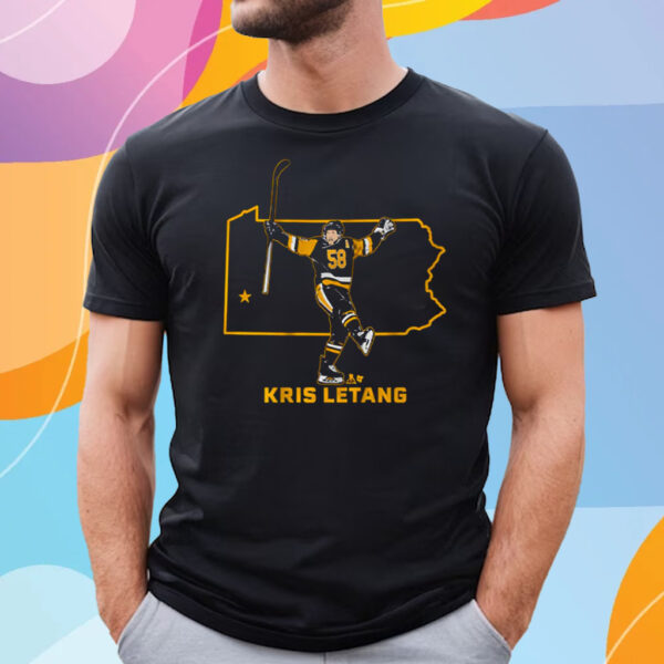 Kris Letang State Star T-Shirt