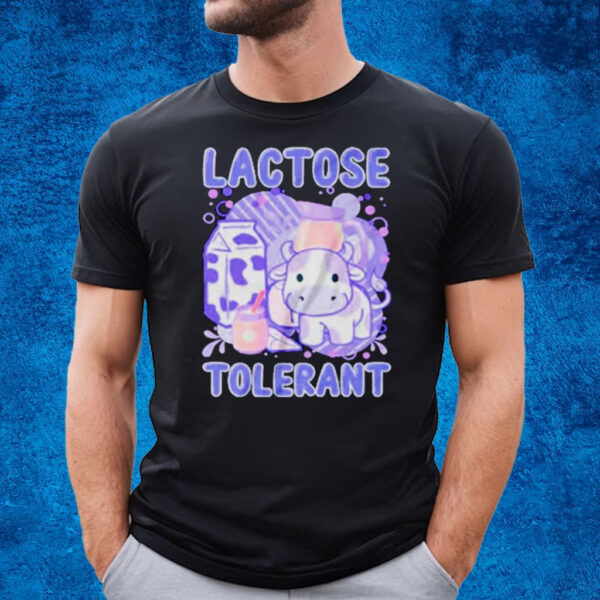 LACTOSE INTOLERANT FUNNY MILK T-SHIRT