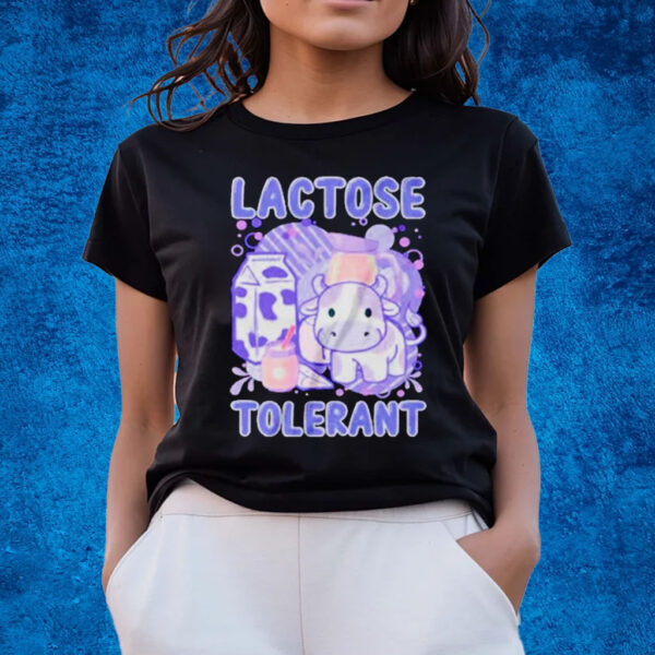 LACTOSE INTOLERANT FUNNY MILK T-SHIRTS