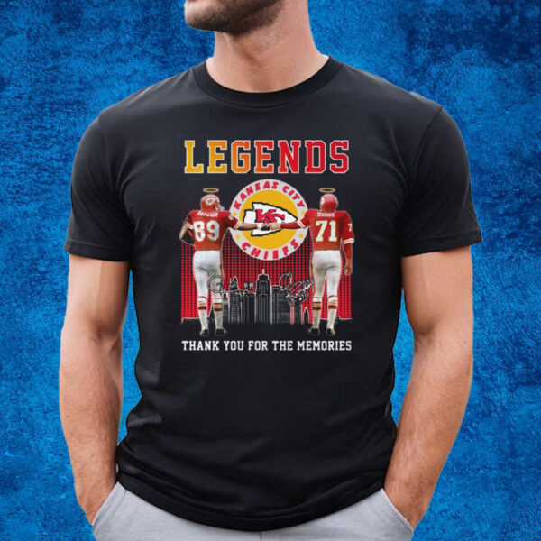 Legends Kansas City Chiefs Taylor And Budde Thank You For The Memories T-Shirt