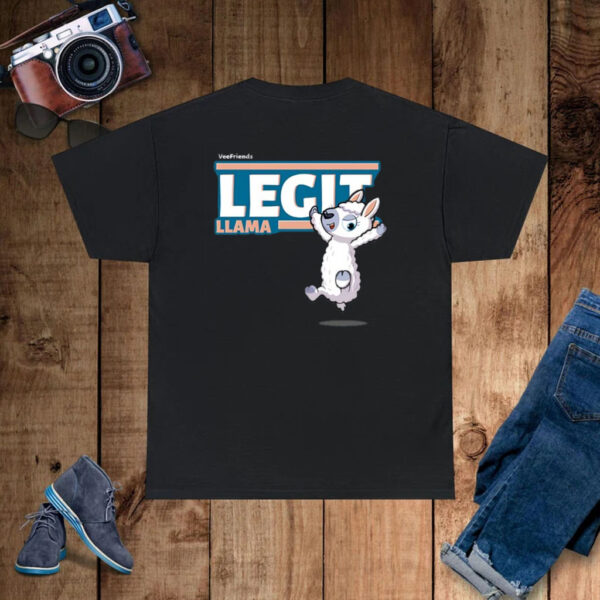 Legit Llama Character Comfort Adult T-Shirt