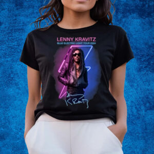 Lenny Kravitz Blue Electric Light Tour 2024 T-Shirts