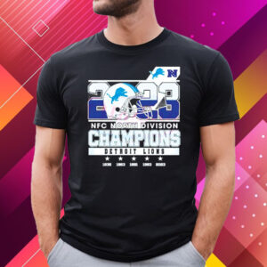 Lions 2023 NFC North Division Champions T-Shirt