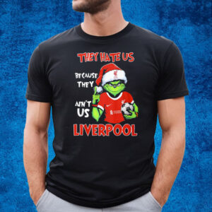 Liverpool Grinch Hate Us Christmas T-Shirt