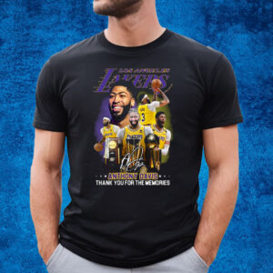 Los Angeles Lakers Anthony Davis Thank You For The Memories T-Shirt