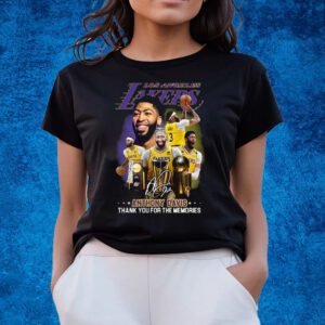 Los Angeles Lakers Anthony Davis Thank You For The Memories T-Shirts