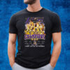 Los Angeles Lakers Champions 2023 Thank You For The Memories T-Shirt