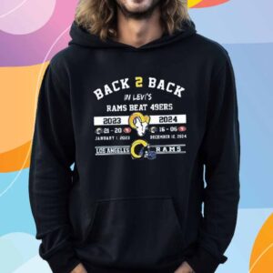 Los Angeles Rams Back2back In Levi’s Rams Beat 49ers 2024 T-Shirt