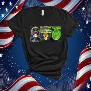 Luigi's Mansion 3 Luigi Banner T-Shirt