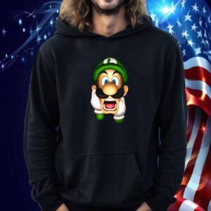 Luigi's Mansion Luigi Yelling Super Mario T-Shirt