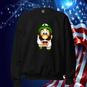 Luigi's Mansion Luigi Yelling Super Mario T-Shirt