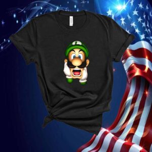 Luigi's Mansion Luigi Yelling Super Mario T-Shirt