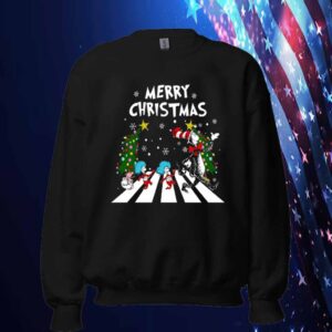 Merry Christmas Dr Seuss Abbey Road T-Shirt