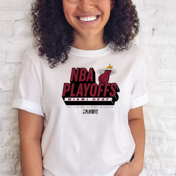 Miami Heat 2024 Nba Playoffs Defensive Stance T-Shirts