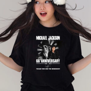 Michael Jackson 66th Anniversary 1958-2024 Thank You For The Memories Shirts