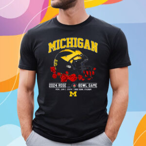 Michigan 2024 Rose Bowl Game Mon Jan 1 2024 Rose Bowl Stadium T-Shirt