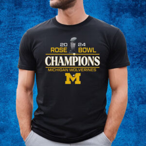 Michigan 2024 Rose Bowl Wolverines Champions Baseball T-Shirt