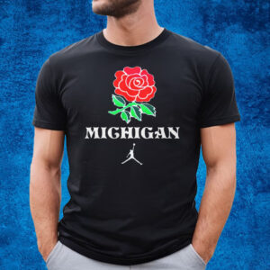 Michigan Rose 1998 Rose Bowl throwback T-Shirt