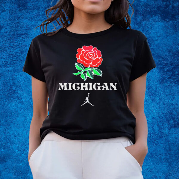 Michigan Rose 1998 Rose Bowl throwback T-Shirts