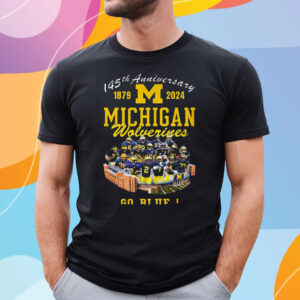 Michigan Wolverines 145th Anniversary Go Blue T-Shirt