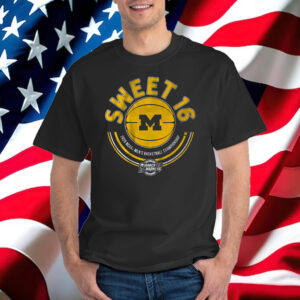 Michigan Wolverines Basketball '25 Sweet 16 T-Shirt