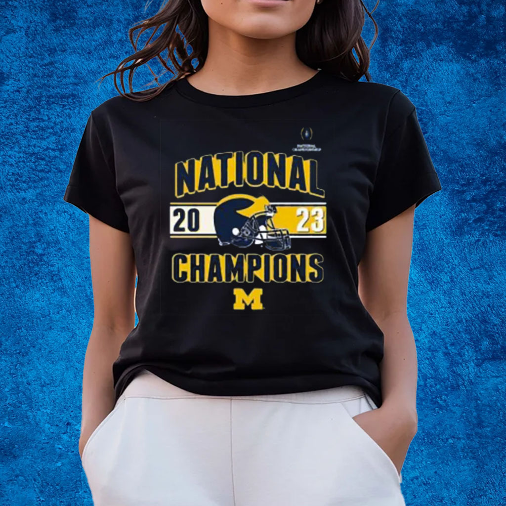 Michigan Wolverines College Football Playoff 2023 National Champions T ...