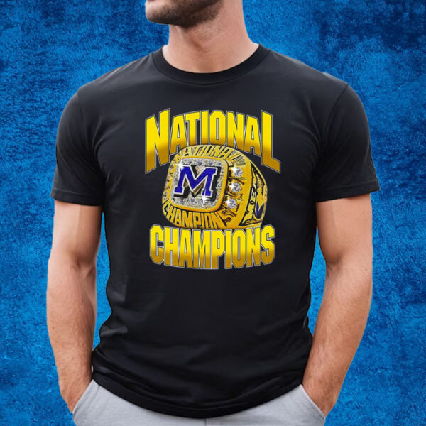 Michigan Wolverines National Champs Ring T-Shirt