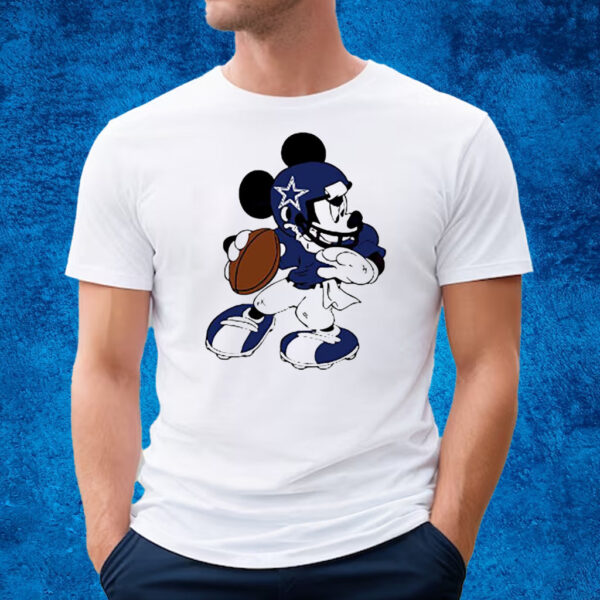 Mickey Mouse Dallas Cowboys Football T-Shirt