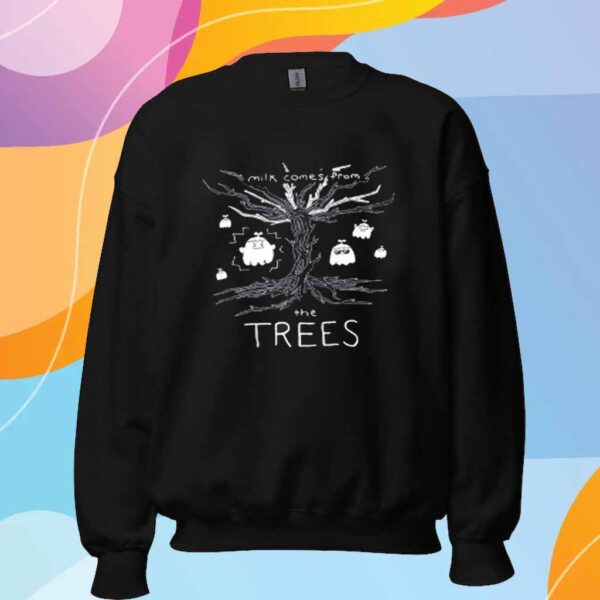 Milk Comes From The Trees Ghost Shirt