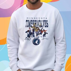 Minnesota Timberwolves Looney Tunes NBA Basketball T-Shirt