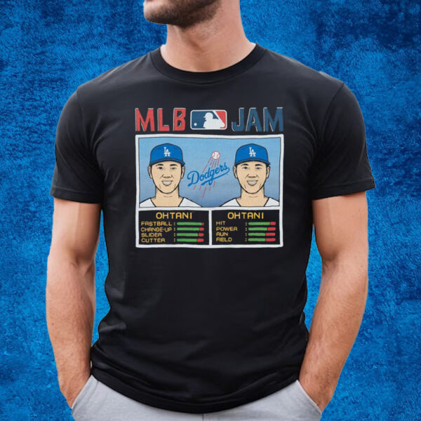 Mlb Jam Dodgers Ohtani T-Shirt