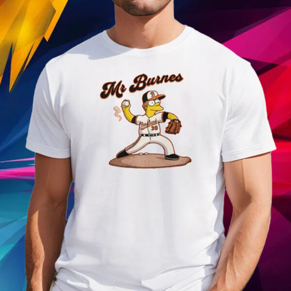 Mr Burns Birdland Orioles 39 T Shirt