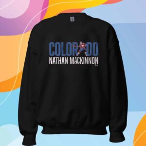 NATHAN MACKINNON LETTER STAR T-SHIRT