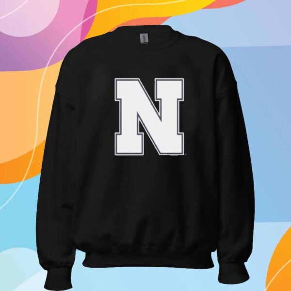 NE LOGO HEAVYWEIGHT CHARCOAL SHIRT