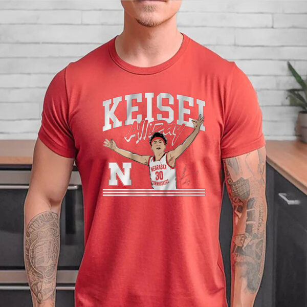 NEBRASKA BASKETBALL KEISEI TOMINAGA ALL DAY T SHIRT