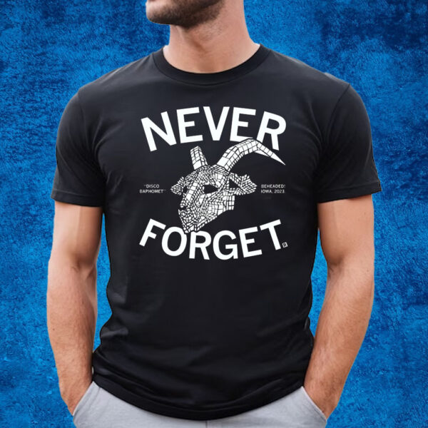 NEVER FORGET DISCO BAPHOMET T-SHIRT