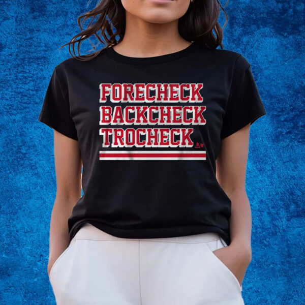 NYC Hockey Forecheck, Backcheck, Trocheck T-Shirts