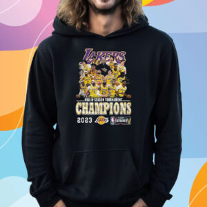 Nba In-Season Tournament Champions 2023 Los Angeles Lakers T-Shirt Hoodie