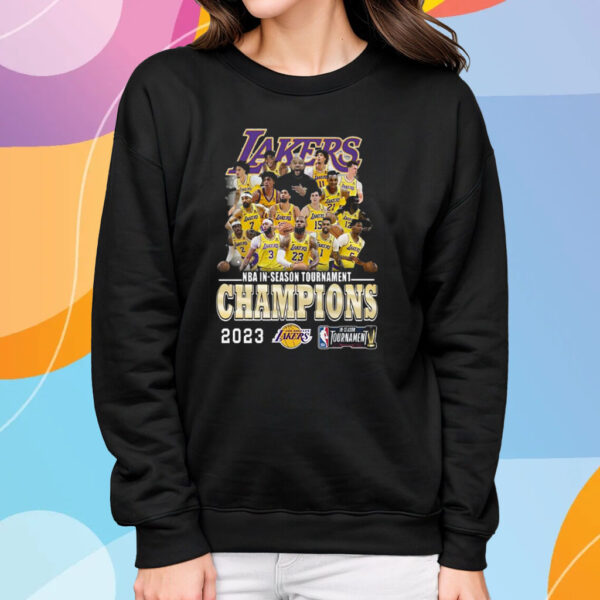 Nba In-Season Tournament Champions 2023 Los Angeles Lakers T-Shirt Sweatshirt