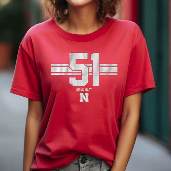 Nebraska Basketball Rienk Mast 51 T Shirts