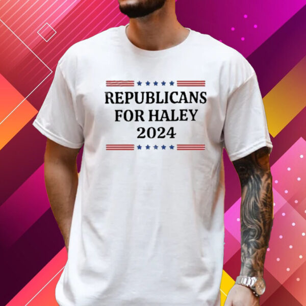 Nikki Haley Republicans For Haley 2024 New T-Shirt