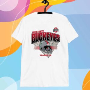 OHIO STATE FOOTBALL HELMET GRID SHIRT