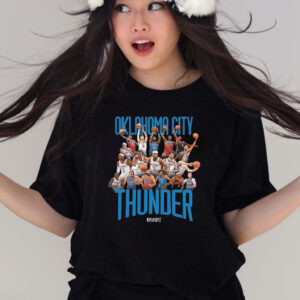 OKC THUNDER 2024 PLAYOFF ROSTER T-SHIRTS