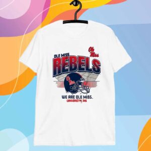 OLE MISS FOOTBALL HELMET GRID SHIRT