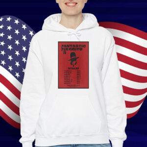 Official Poster Fantastic Negrito East Coast Tour 2025 Portsmouth WH June 25 Burlington VT June 26 T-Shirt