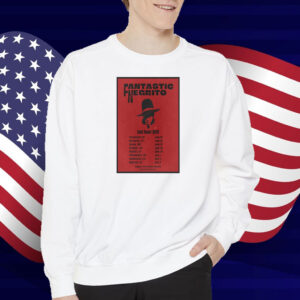 Official Poster Fantastic Negrito East Coast Tour 2025 Portsmouth WH June 25 Burlington VT June 26 T-Shirt