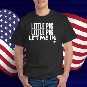 Official The Walking Dead Little Pig Little Pig Let Me In Negan Little Pig T-Shirt